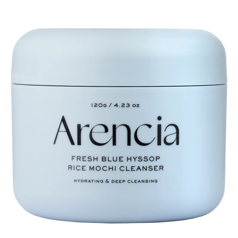 Arencia Fresh Blue Hyssop Rice Mochi Detergente Pasta Idratante 120g — Detergente viso