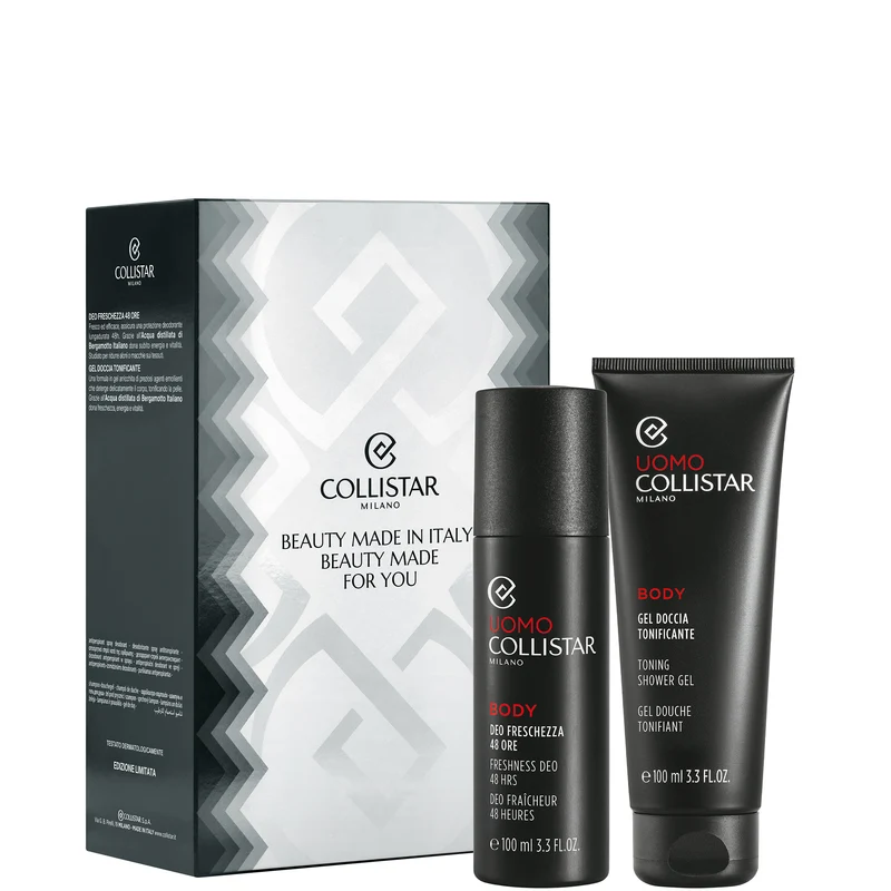 Deo Freschezza 48 Ore + Gel Doccia Tonificante - Uomo