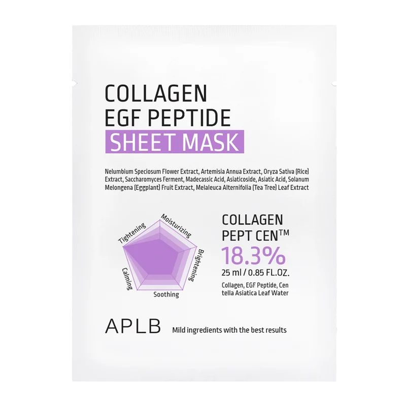 Aplb Collagene EGF Peptidi 25ml — Maschera in tessuto