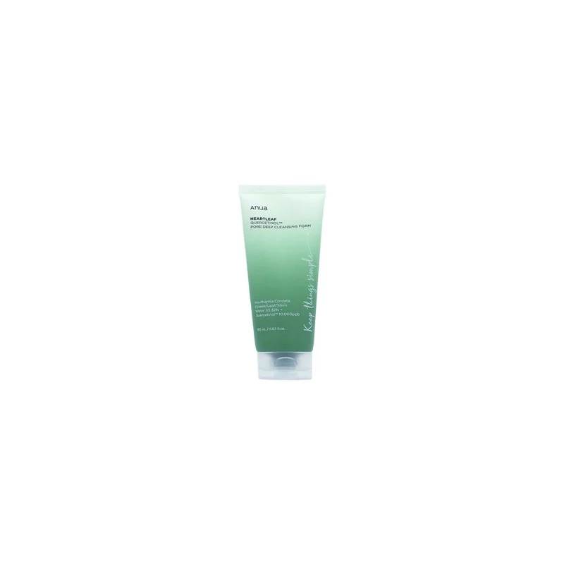 Anua Heartleaf Quercetinol Pore Deep Schiuma Detergente 150 ml — Schiuma detergente viso