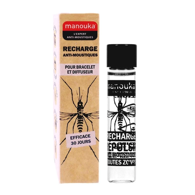 Manouka Ricarica Anti-Zanzare Per Braccialetto E Diffusore 6 ml — Ricarica anti-zanzare
