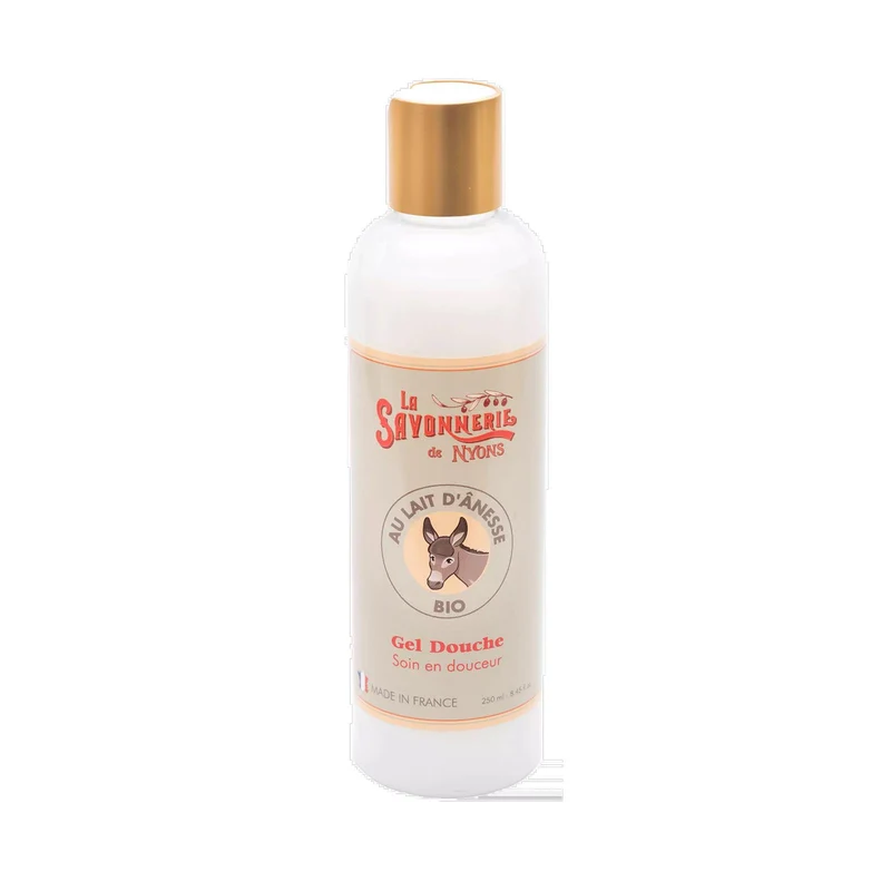 La Savonnerie de Nyons Gel doccia al latte d'asina biologico