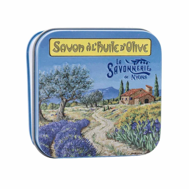 La Savonnerie de Nyons Scatola di metallo sapone "Provenza" 100g