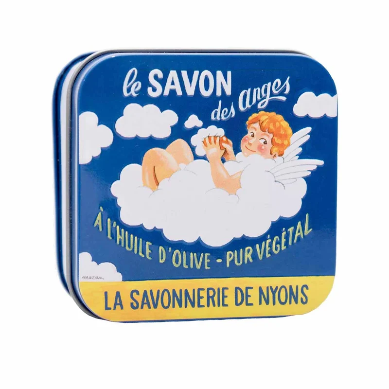 La Savonnerie de Nyons Scatola di metallo "Angelo" Sapone 100g