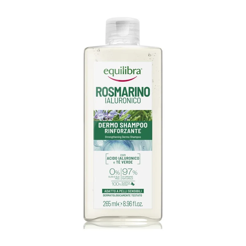 Equilibra Shampoo Rinforzante Rosmarino Ialuronico Dermo 265 ml — Shampoo