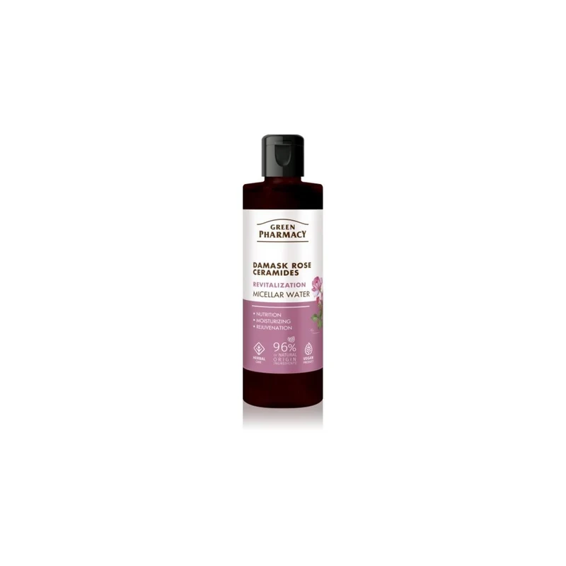 Green Pharmacy Damask Rose & Ceramides Acqua micellare detergente 200 ml — Acqua Micellare