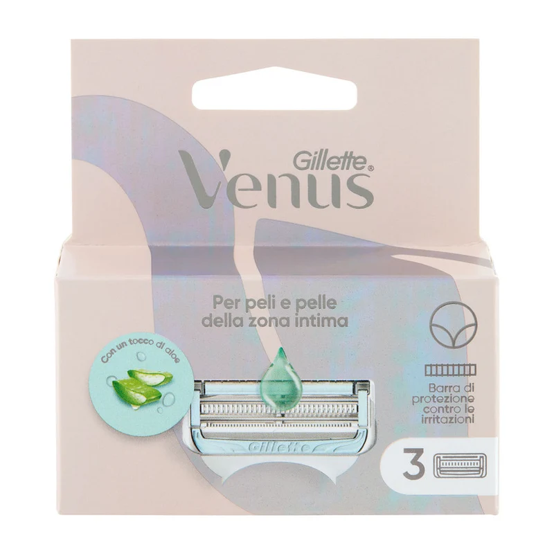 Venus Zona Intima 3 Lame Donna 1 pz — Lamette di Ricambio