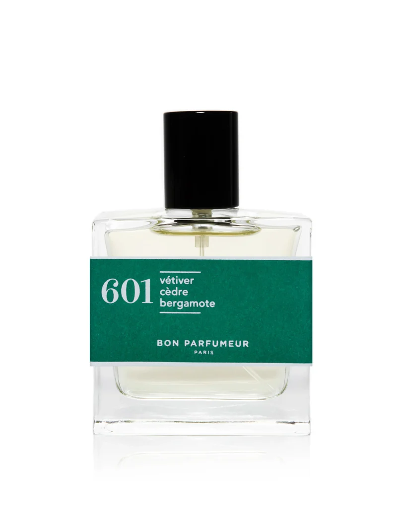 601 EDP: vetiver, cedro, bergamotto