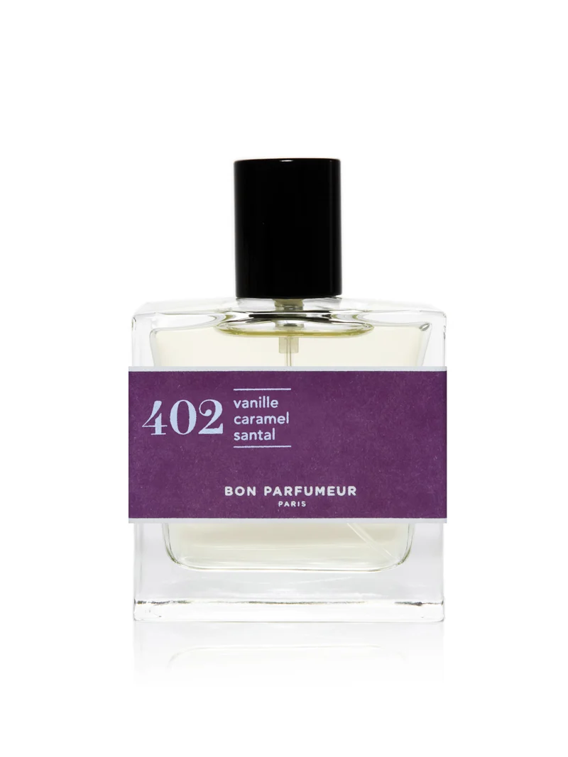 402 EDP: vaniglia, caramello, sandalo