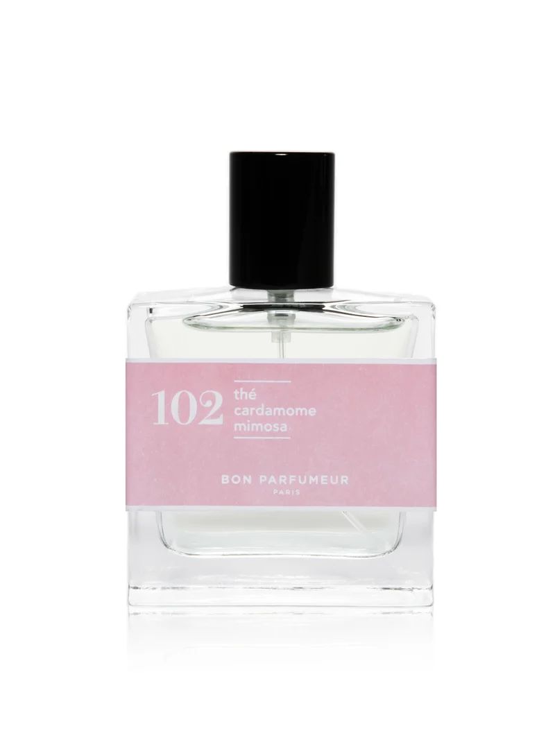 102 EDP: tè, cardamomo, mimosa