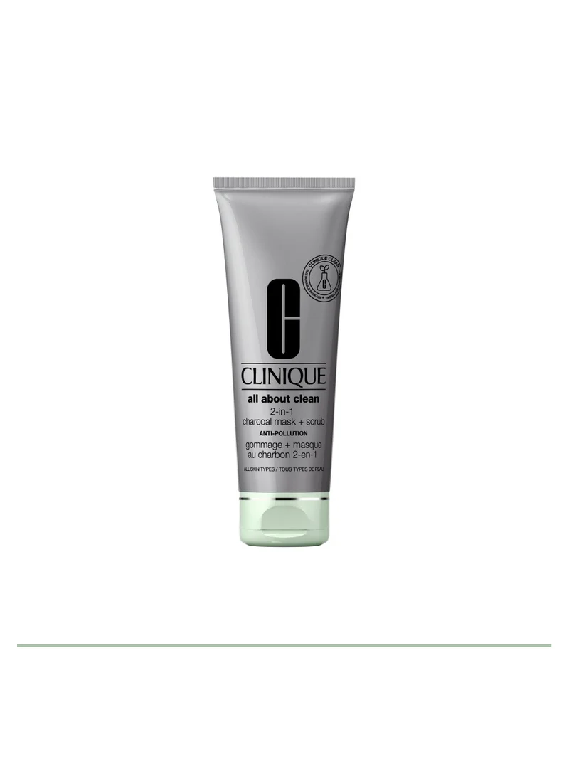 All about clean charcoal mask + scrub