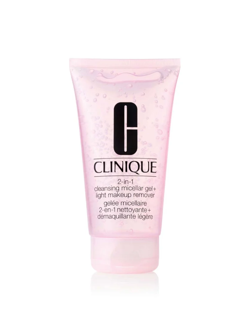 2 in 1 cleansing micellar gel + light makeup remover
