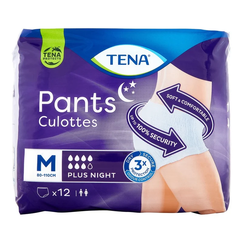 Téna Pants Culottes Plus Night M 12 pz — Mutandine assorbenti