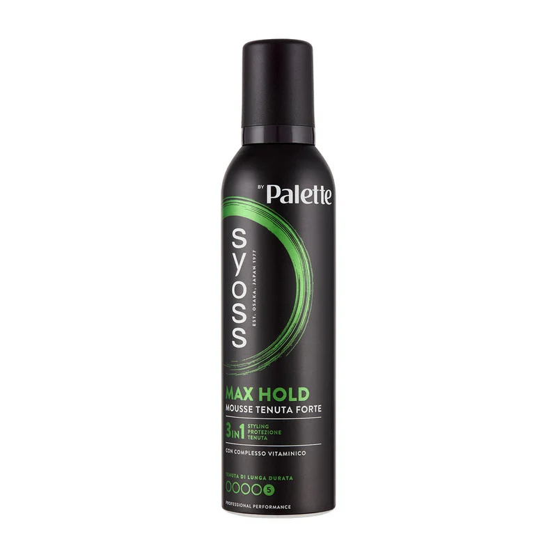Syoss Max Hold Mousse Tenuta Forte 250 ml — Mousse capelli