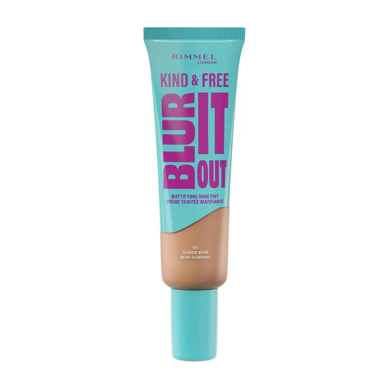 Rimmel Kind & Free Blur It Out Fondotinta Opacizzante 201 Classic Beige — Fondotinta