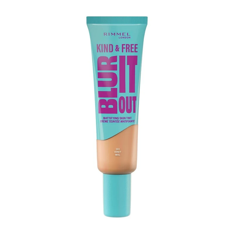 Rimmel Kind & Free Blur It Out Fondotinta Opacizzante 303 Honey — Fondotinta