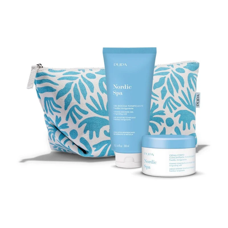 Pupa Nordic Spa Gel Doccia Tonificante 300 ml + Crema Corpo 150 ml — Set Corpo