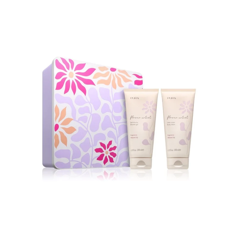 Pupa Flower Artist Kit Vibrant Lily Latte Doccia 200 ml + Latte Corpo 200 ml — Set Corpo
