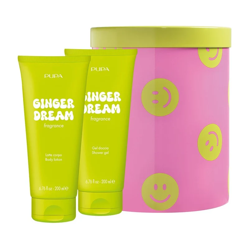 Pupa Happy Box Ginger Dream Gel Doccia 200 ml + Latte Corpo 200 ml — Set Corpo