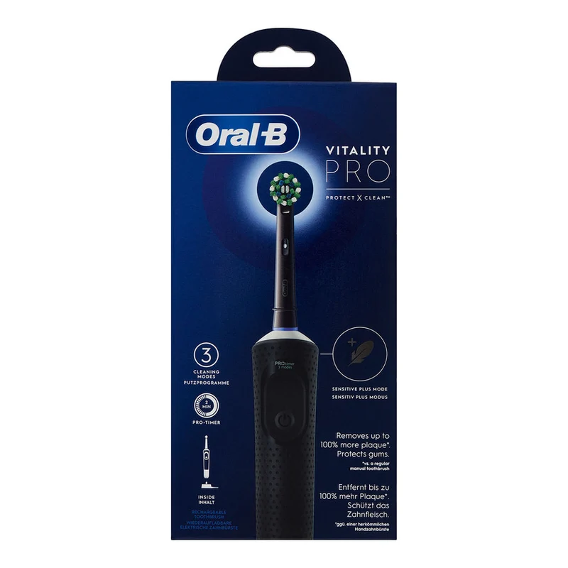 Oral-B Vitality Pro Black Spazzolino Elettrico Ricaricabile — Spazzolino Elettrico