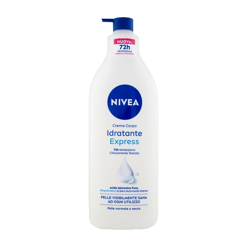 Nivea Crema Corpo Idratante Express Pelle Normale Secca 500 ml — Crema corpo