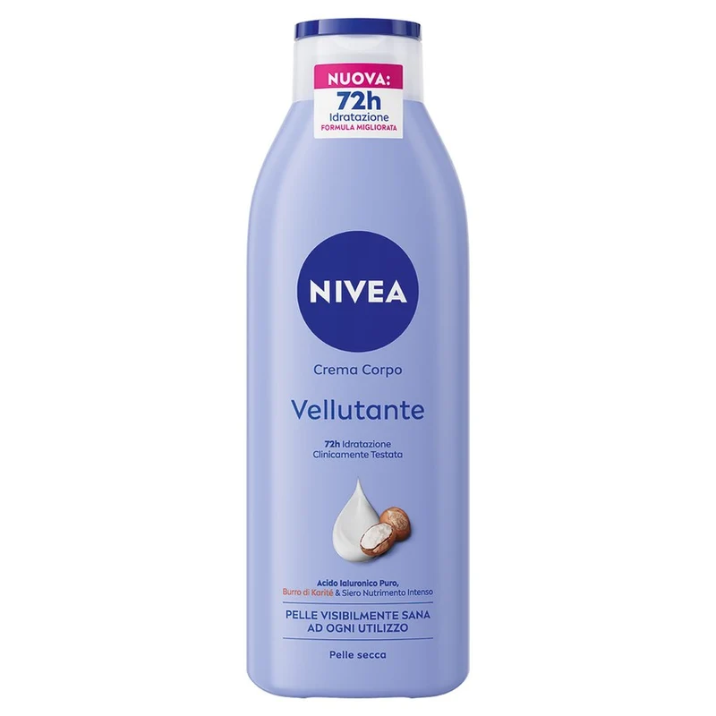 Nivea Crema Corpo Vellutante 72h Pelle Secca 250 ml — Crema corpo