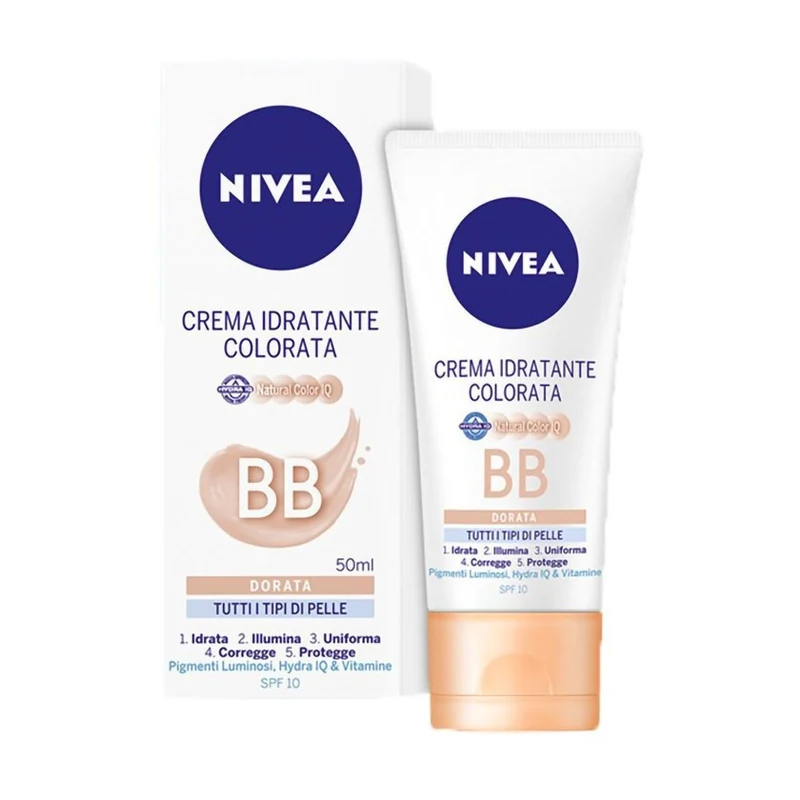 Nivea Crema Idratante Colorata Dorata 50 ml — Crema viso