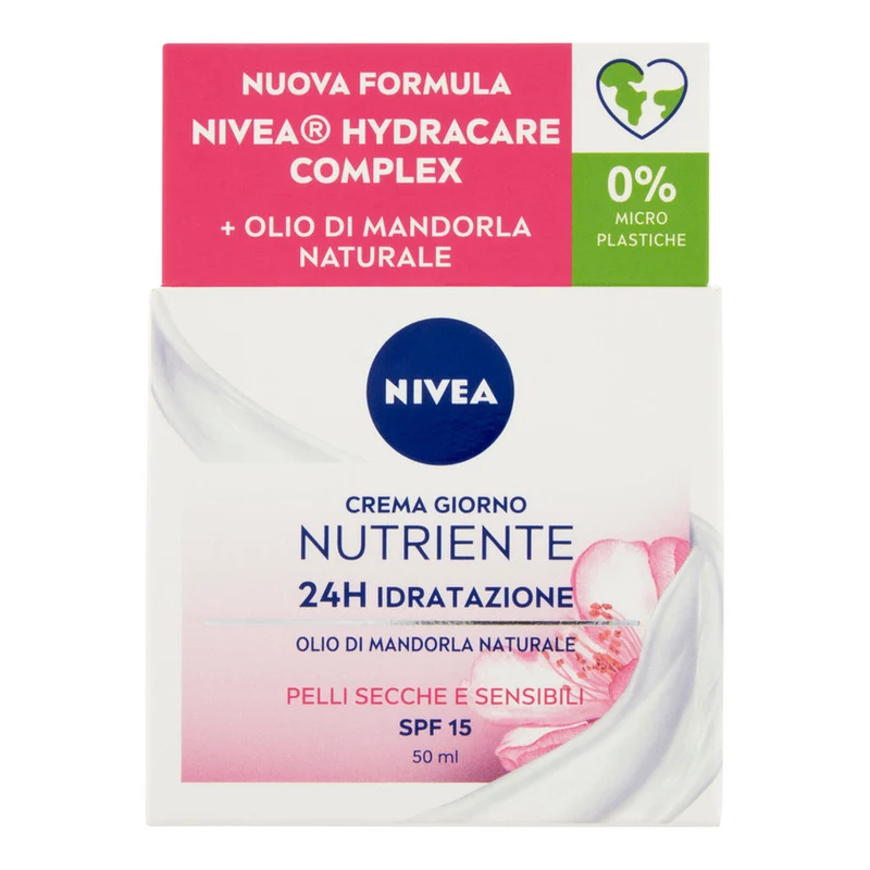 Nivea Crema Giorno Nutriente 24h Idratazione Spf 15 50 ml — Crema viso