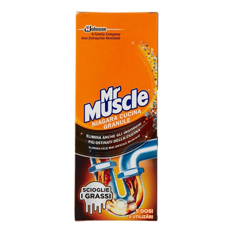 Mr Muscle Niagara Cucina 250 g — Disgorgante Granulare