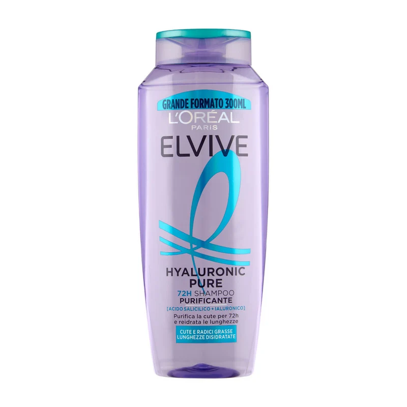 L'oréal paris Elvive Hyaluronic Pure 72h Shampoo Purificante 300 ml — Shampoo