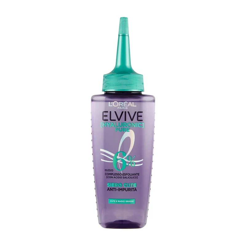 L'oréal paris Elvive Hyaluronic Pure Siero Cute Anti-sebo Con Acido Salicilico 102 ml — Siero viso