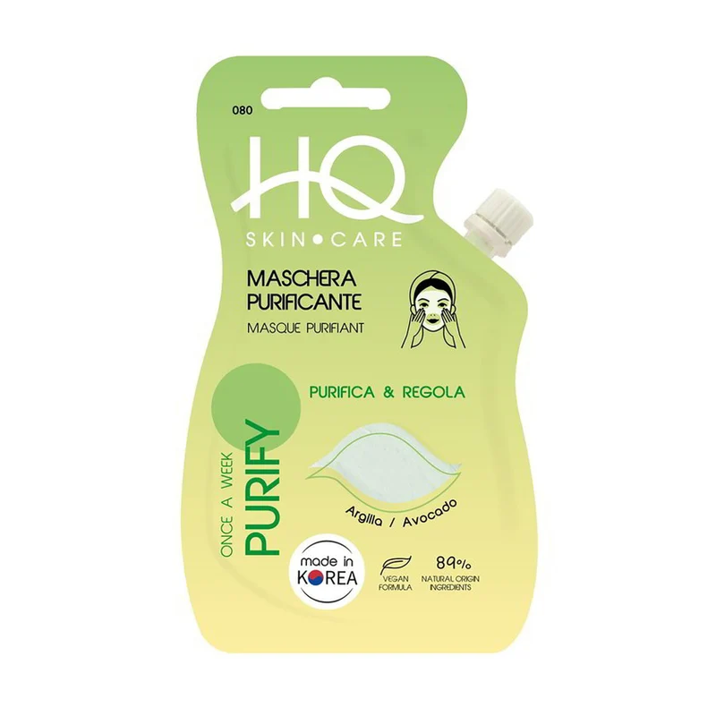 Hq Cosmetique Maschera Purificante Purify Idratante Per Tutti I Tipi Di Pelle 15 ml — Maschera viso