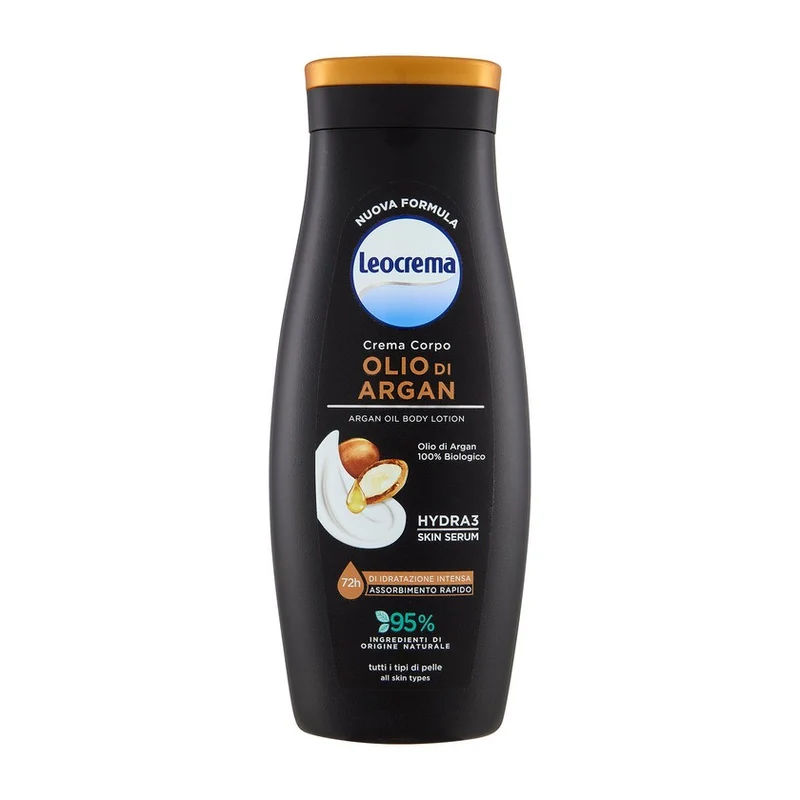 Leocrema Fluida Crema Corpo Olio Di Argan 400 ml — Crema corpo