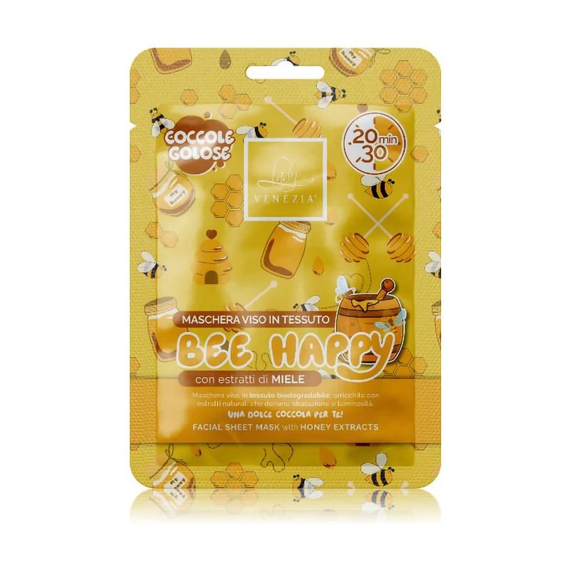 Lady Venezia Bee Happy 1 pezzo — Maschera Viso in Tessuto