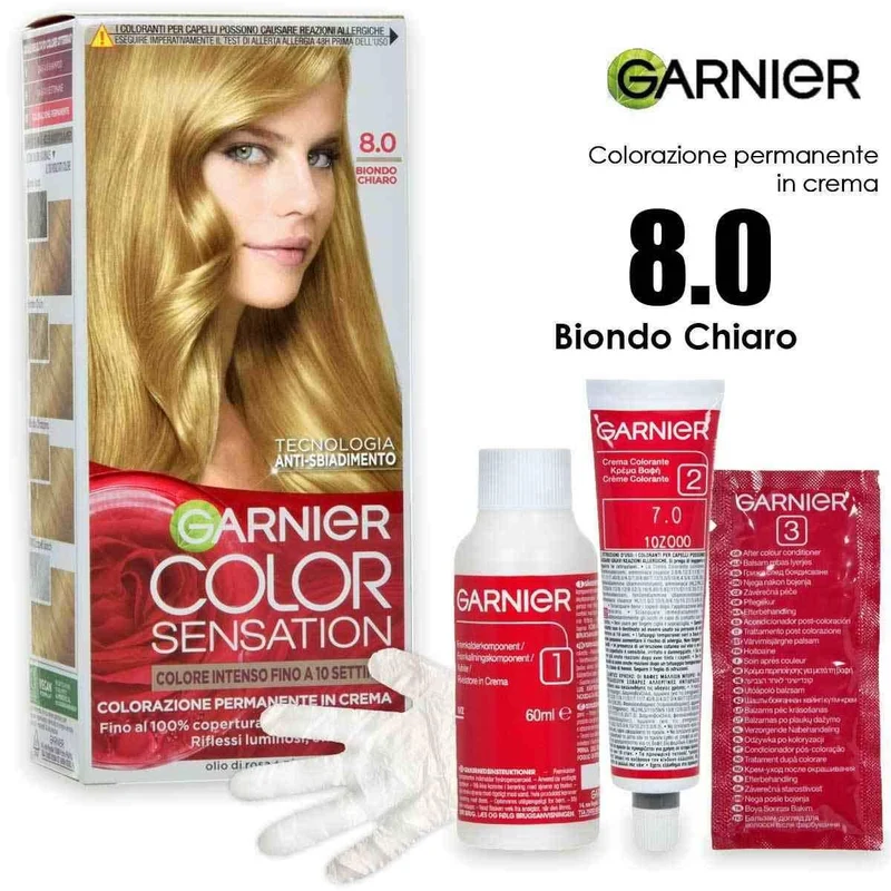 Garnier Color Sensation 8.0 Biondo Chiaro — Colorazione permanente