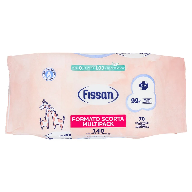 Fissan Delicate 2 x 70 pz — Salviette