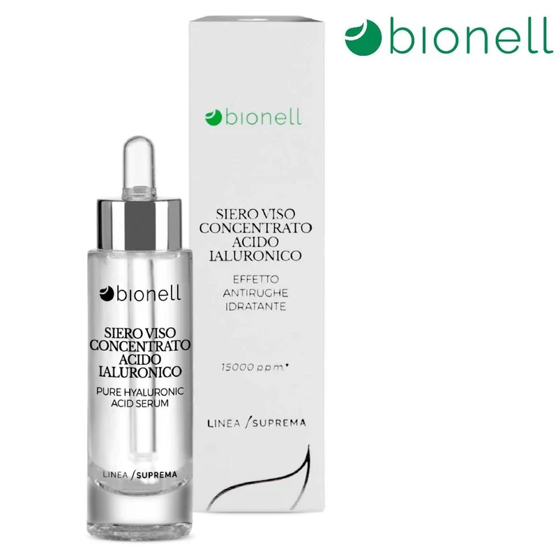 Bionell siero viso acido ialuronico 30 ml Suprema — Siero viso