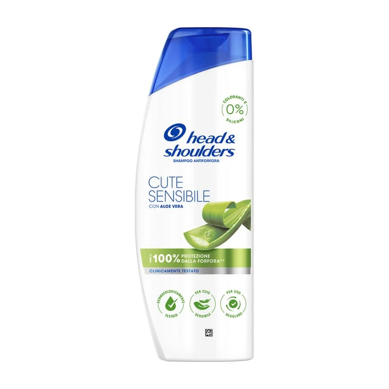 Head & shoulders Shampoo Antiforfora Cute Sensibile Con Aloe Vera 250 ml — Shampoo