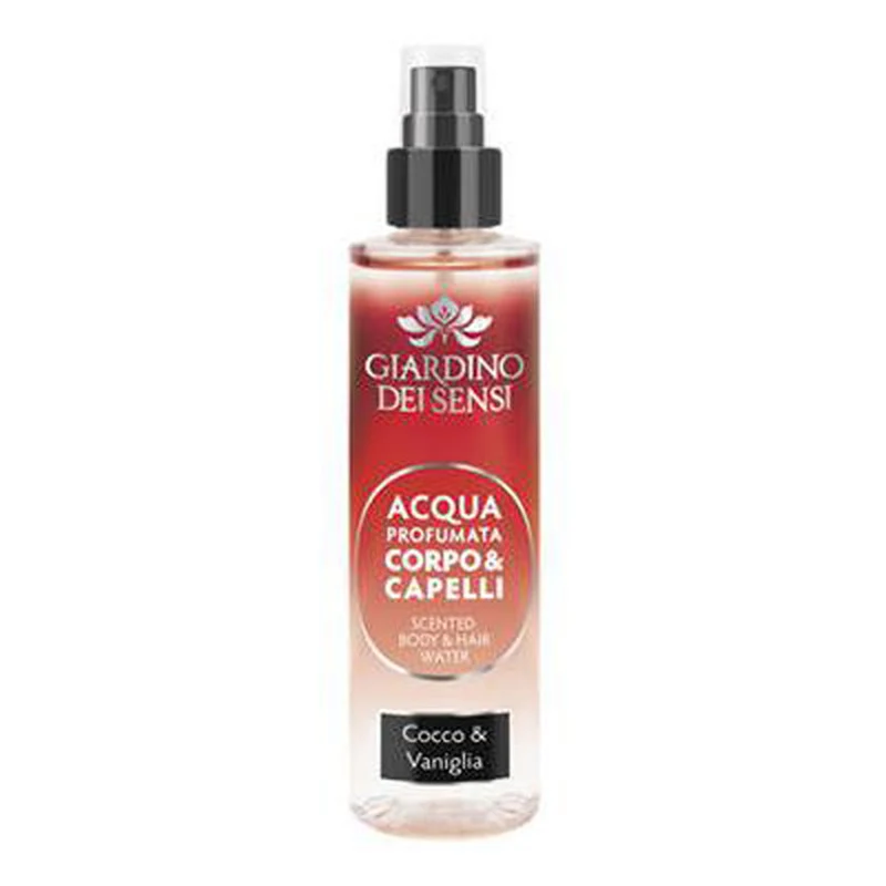 Giardino dei sensi Acqua Profumata Corpo E Capelli Cocco E Vaniglia 110 ml — Acqua profumata