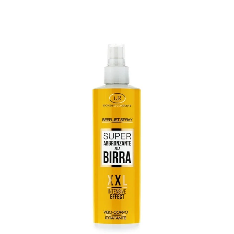 BEER JET SPRAY XXL - Super Abbronzante alla Birra Viso/Corpo 200 ML