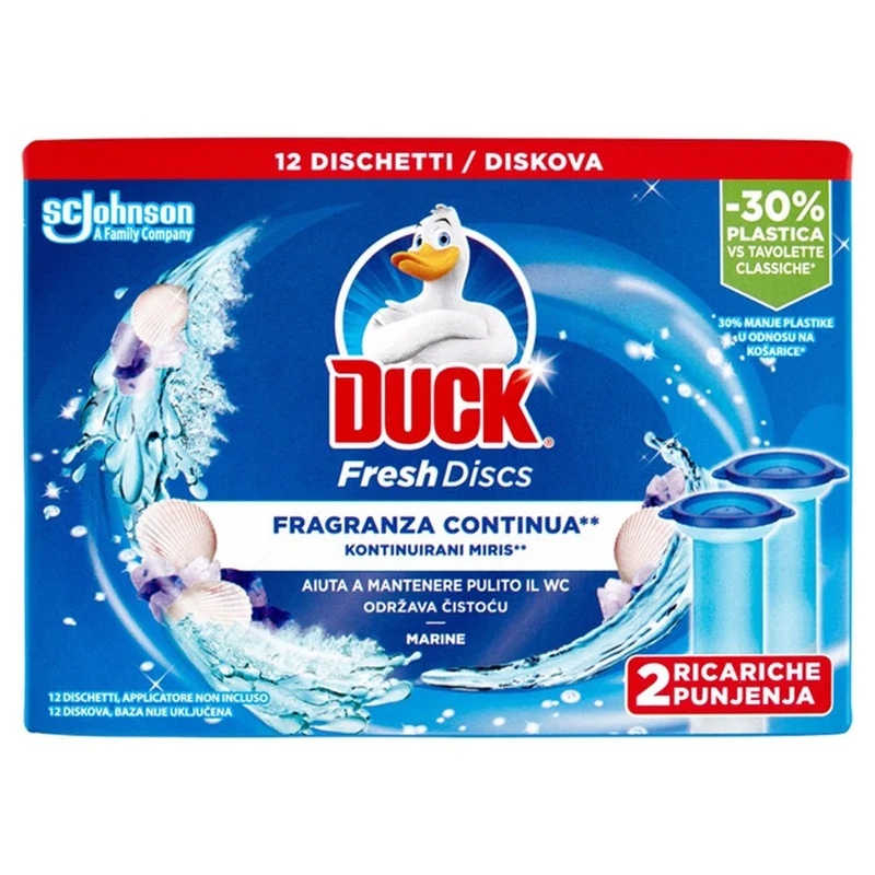 Duck Fresh Discs Ricarica 12 pz — Deodorante WC