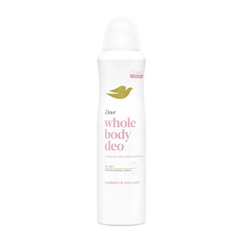 Dove Whole Body Deo Lampone E Rosa 150 ml — Deodorante