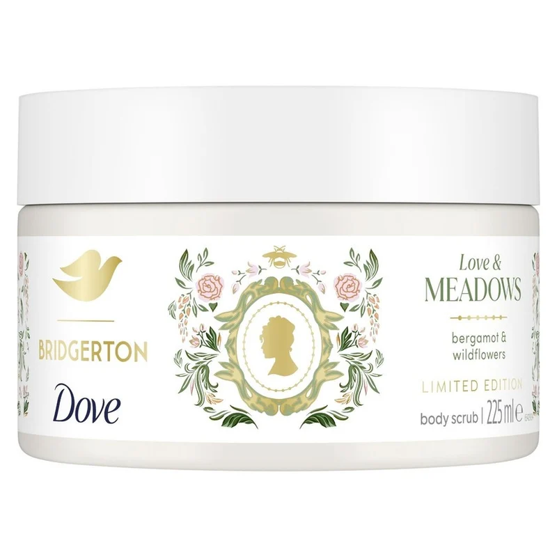 Dove Scrub Doccia Corpo Bridgerton Love & Meadows 225 ml — Scrub corpo