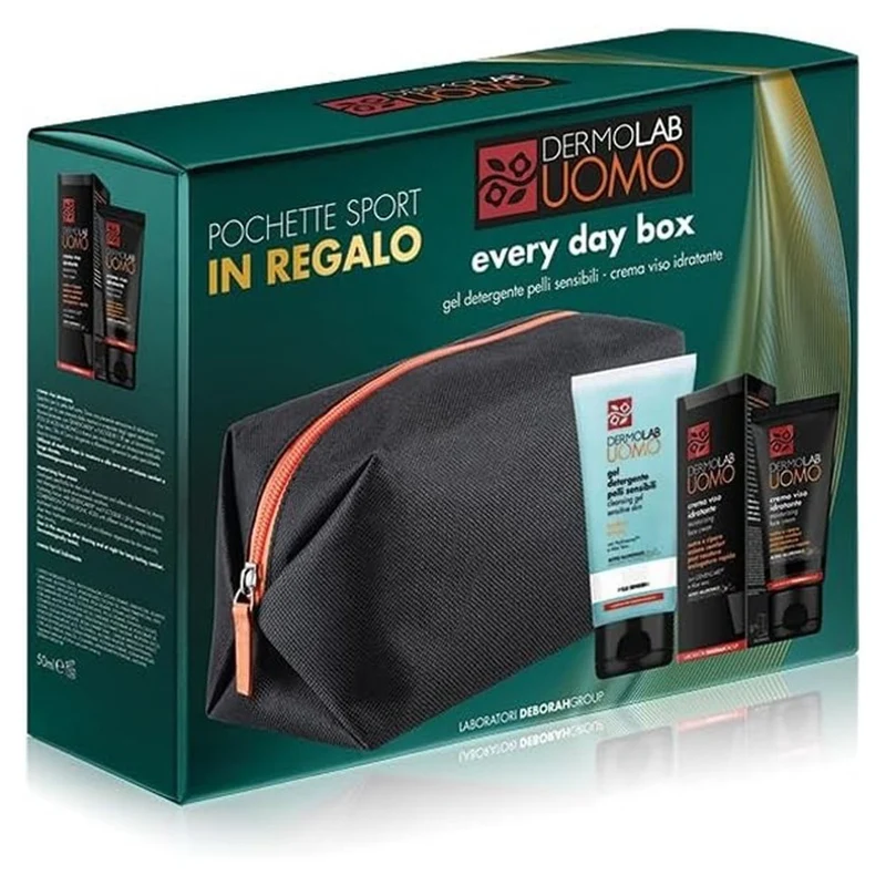 Dermolab Everyday Box Uomo Pelle Universale Crema, Gel 3 Pz 1 unità — Set regalo