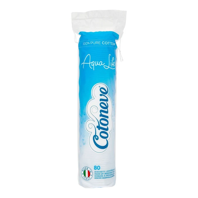 Cotoneve Aqua Life Dischetti Levatrucco 80 pz — Struccante