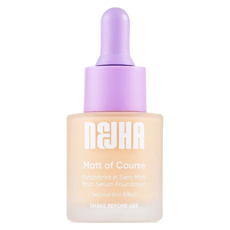 Nejha Matt Of Course Fondotinta Matt W05 Sand 18 ml — Fondotinta