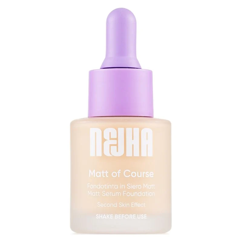 Nejha Matt Of Course Fondotinta Matt C01 Porcelain 18 ml — Fondotinta