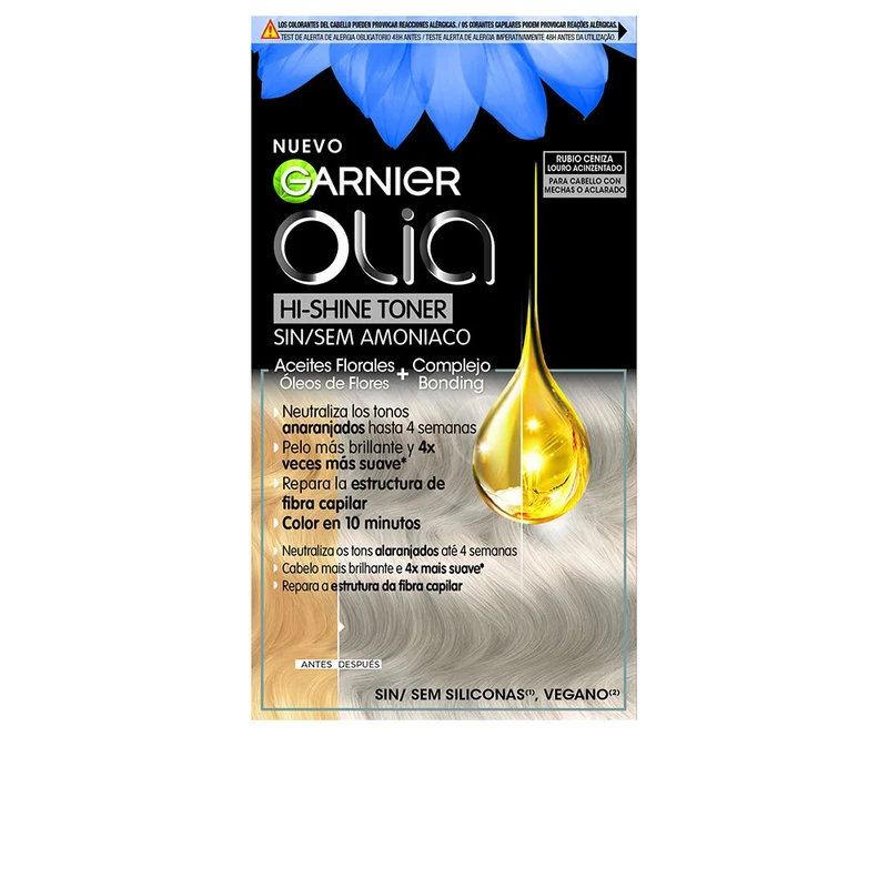 Garnier Olia Hi Shine Semi-Permanent Color Tonic 10.01 Biondo Platino 3 pezzi — Colore capelli semi-permanente