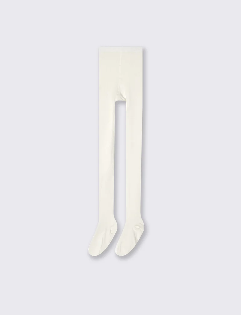 Calze morbide e calde per bambine - Bianco latte