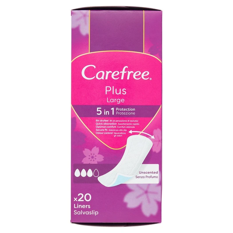 Carefree Plus Large 20 pz — Salvaslip